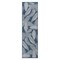 World Rug Gallery Distressed Palm Leaves Textured Flat Weave Indoor/Outdoor Area Rug 2' x 7' Navy 114NAVY2X7 - alternate 8